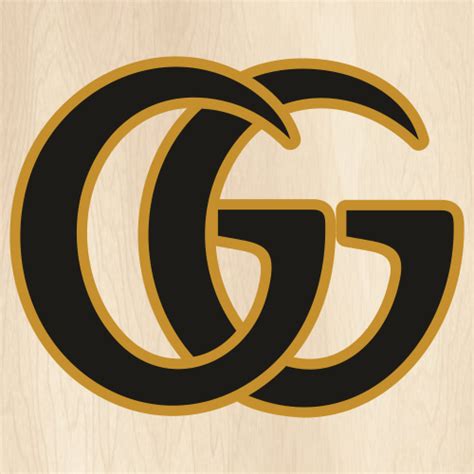 gucci black and gold logo|Gucci gg logo.